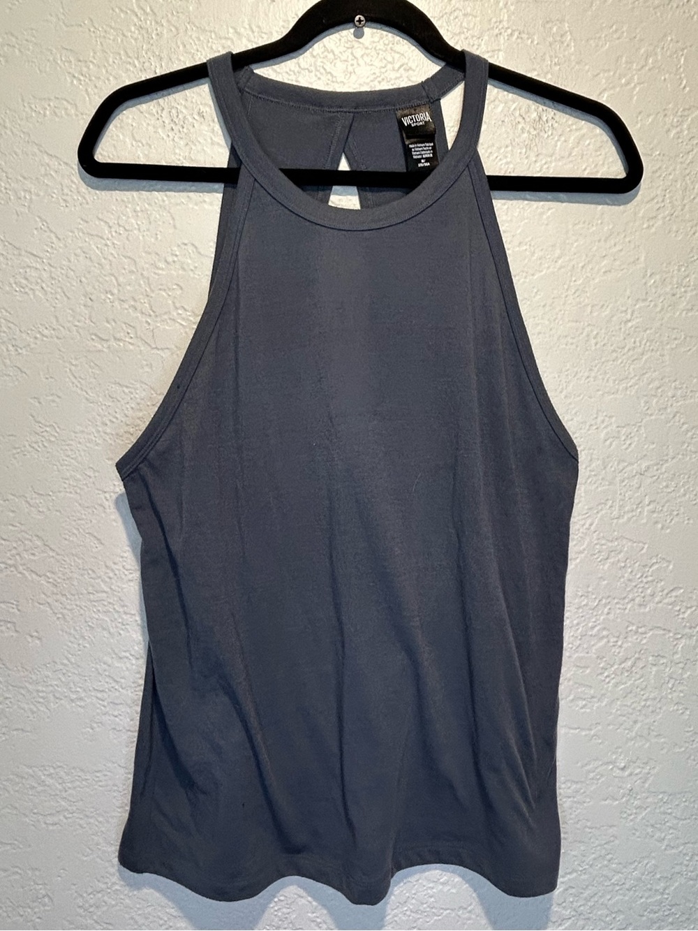 Victoria's Secret Sport Charcoal High-Neck Tank Top